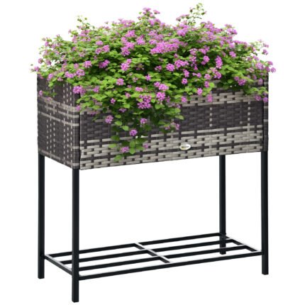 Raised Garden Bed with Elevated Planter Box