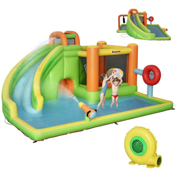 7-in-1 Inflatable Water Park Slide