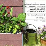 Trellis Planter for Climbing Plants, Raised Garden Bed with Trellis, Planter Box for Outdoor, 28.25" x 15" x 59", Brown - Image 5