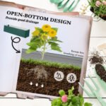 8x2x2ft Galvanized Raised Garden Bed Kit with Safety Edging for Flowers, Herbs and Vegetables, Green - Image 5