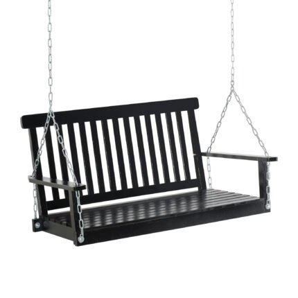 2-Seater Hanging Porch Swing Outdoor Patio Swing Chair Seat