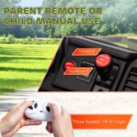 12V Kids Electric Car with Parent Remote Control, Spring Suspension, Soft Start, Music, LED Light, Safety Belt, Green - Image 6