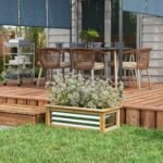 Raised Garden Bed, Planter Box, Metal and Wood Combined, for Growing Flowers, Herbs and Vegetables - Image 2