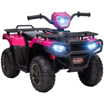 Kids 12V Ride-On ATV with LED Lights and Music Player