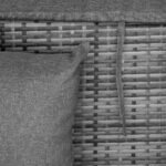 Convertible Rattan Daybed Sectional, Grey - Image 8