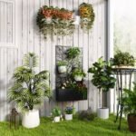 Metal Garden Bed with Trellis for Climbing Plants, Freestanding or Wall Mounted Flower Bed for Garden, Patio, Balcony - Image 2