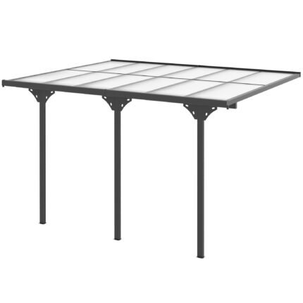 Hardtop Gazebo, 12' x 10' with Polycarbonate Roof