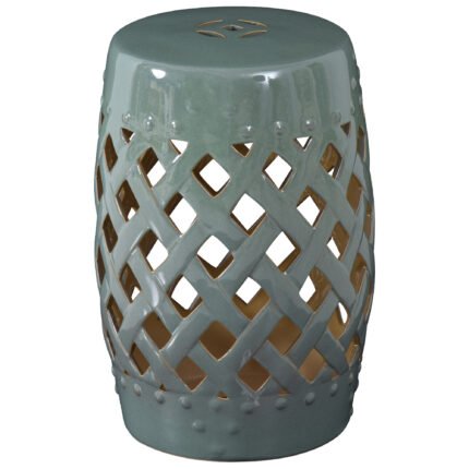 13" x 18" Ceramic Garden Stool