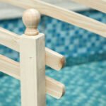 Wooden Arch Garden Bridge, Safety Rails for Backyard Ponds, Creeks, Streams, 7.5' , Natural - Image 7