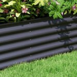 7.9' x 2' x 1.4' Galvanized Raised Garden Bed Kit, Metal Planter Box with Safety Edging, Dark Gray - Image 8