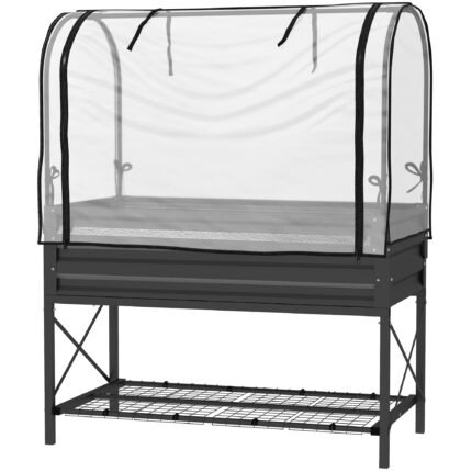 Raised Garden Bed with Legs and Cover