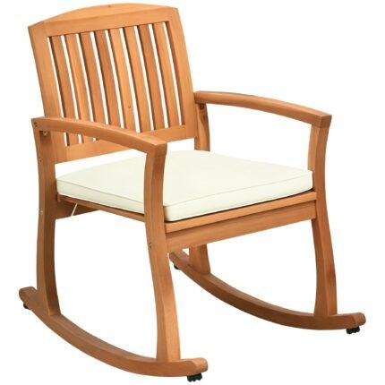 Outdoor Rocking Chair with Cushion