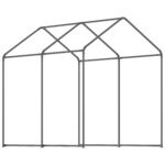 Outdoor Walk-In Tunnel Greenhouse with Roll-up Windows, Zippered Mesh Door, & Weather Cover, 8' x 6' x 7.4' - Image 8