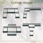 Steel Raised Garden Bed, Set of 5 Large Box Planters for Outdoor Plants Vegetables Flowers Herbs, 8x8x1ft, Green - Image 4