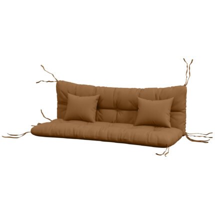 59" Tufted Bench Cushions & Throw Pillows