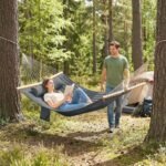 Outdoor Hammock 2-Person, with Pillow & Pad, 440 lbs Capacity, Gray - Image 8