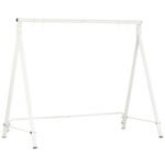 Metal Porch Swing Stand, Heavy Duty Swing Frame, Hanging Chair Stand Only, 528 LBS Weight Capacity, for Backyard, Patio, Lawn, Playground, White