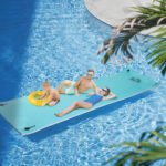17' x 5' Floating Water Mat, 3-Layer Swimming Pool Float Ultimate Super-Sized Portable Foam Raft, Thick and Durable Water Activities Mat for Lake, Oceans - Image 2
