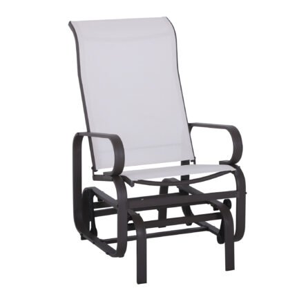 Gliding Lounger Chair with Single Rocker