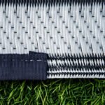 Reversible Outdoor Rug, 9' x 12' Waterproof Plastic Straw Floor Mat, Portable RV Camping Carpet, Large Floor Mat for Backyard, Deck, Picnic, Beach, Blue & White - Image 8