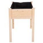 Raised Garden Bed with Legs, 48" x 22" x 30", Elevated Wooden Planter Box, Self-Draining with Bed Liner for Vegetables, Herbs, and Flowers Backyard, Patio, Balcony Use, Natural - Image 8