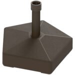 Patio Umbrella Base Holder, Heavy Duty Outdoor Umbrella Stand Base, Filled Up to 42lbs with Sand or 33lbs with Water for Garden, Poolside - Image 9