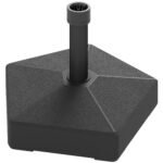 Patio Umbrella Base Holder, Heavy Duty Outdoor Umbrella Stand Base, Filled Up to 42lbs with Sand or 33lbs with Water for Garden, Poolside