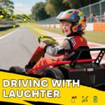 24V 7AH Kids Electric Go Kart, 8.1 MPH Battery Powered Drift Kart with Dual Motors, Soft Start for 8-12 Years - Image 7