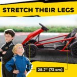 24V Electric Go Kart for Kids, Drift Ride-On Racing Go Kart with 2 Speeds, for Boys Girls Aged 8-12 Years Old - Image 6