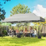 10 x 20 ft Pop Up Canopy Tent, Heavy Duty UPF50+ Outdoor Portable Instant Canopy Shelter with Wheeled Bag - Image 2