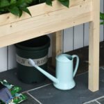 34'' Raised Garden Bed, Elevated Wooden Planter Box DIY Paint with Holes for Vegetables, Herb and Flowers Backyard Use - Image 7