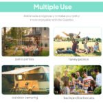 10' x 8' Outdoor Pergola and Patio Gazebo for Garden, Camper, Deck, Doors and Windows - Image 5