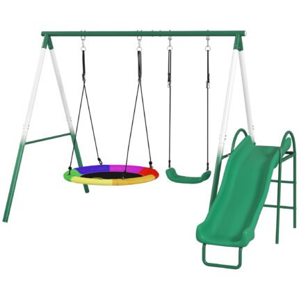 Heavy-Duty Metal Porch Swing Stand for 2- or 3-Seat Swing Benches