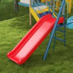 Metal Swing Set for Backyard, 3 in 1 Design with 1 Nest Swing, 2 Seats, 1 Slide, Holds Up to 352 lbs. for Ages 3-8 - Image 8