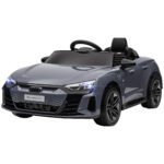 12V Licensed Audi RS E-tron GT Kids Ride on Car with Remote Control, Suspension, Horn, Music, Lights