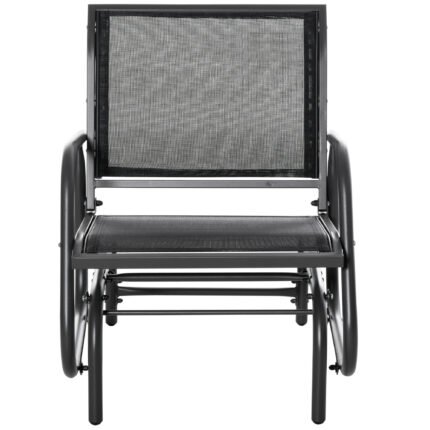 Outdoor Glider Chair with Steel Swing Chai