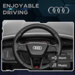 Audi Q8 e-tron Sportback Licensed 12V Battery Powered Kids Electric Car w/ Spring Suspension, Soft Start - Image 6