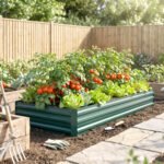 95" x 36" x 12" Galvanized Raised Garden Bed, Easy DIY and Cleaning for Growing Flowers, Herbs, Succulents, Green - Image 7