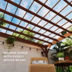 12' x 20' Outdoor Wooden Pergola, Grape Vine Gazebo with Concrete Anchors for Garden, Patio, Backyard, Deck - Image 5