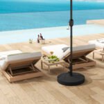 Patio Umbrella Base Holder, Heavy Duty Outdoor Umbrella Stand Base, Filled Up to 66lbs with Stand or 55lbs with Water for Garden, Poolside - Image 7
