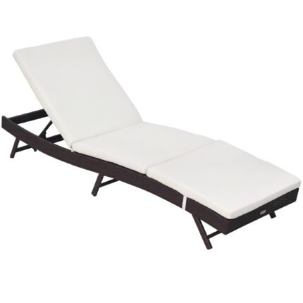 Patio Chaise Lounge with Pool Chair