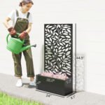 Metal Garden Bed with Trellis for Climbing Plants, Freestanding or Wall Mounted Flower Bed for Garden, Patio, Balcony - Image 3
