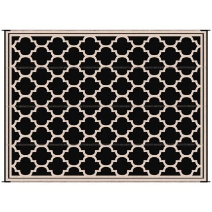Reversible Polypropylene Outdoor Rug Folding