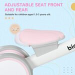 Balance Bike for Toddlers 1-3 Years with Adjustable Seat, Silent Wheels, No Pedal Bike - Image 5