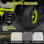 12V Kids ATV, 4 Wheeler Quad with 4 Spring Suspension Wheels, LED Lights, Music USB - Image 4