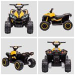 12V Kids ATV Quad Car with Forward & Backward Function, Four Wheeler for Kids with Wear-Resistant Wheels, Music, Electric Ride-on ATV for Toddlers Ages 3+ Years Old - Image 8