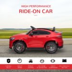 12V Toddler Ride On Car with Remote Control, Mercedes Benz AMG GLC63S Coupe, Electric Car with 2 Speed, MP3 Player, Light, Horn, Songs, Suspension - Image 4