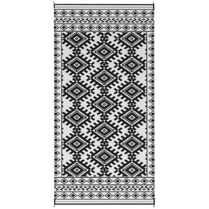 Reversible Outdoor Rug with Waterproof Plastic Straw