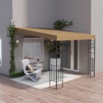 10' x 10' Outdoor Pergola Canopy, Metal Patio Canopy with Drainage Holes for Backyard, Garden - Image 2