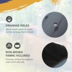 Raised Garden Bed Planter Box w/ 8 Grow Grids, Storage Shelf & Lockable Wheels - Image 6